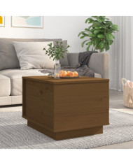 Table basse Marron miel 40x50x35 cm Bois massif de pin | Mobilier & Déco