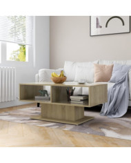 Table basse chêne sonoma 103,5x50x44,5 cm bois d'ingénierie | Mobilier & Déco