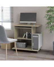 Bureau d'ordinateur Chêne sonoma 80x50x75 cm Bois d'ingénierie | Mobilier & Déco