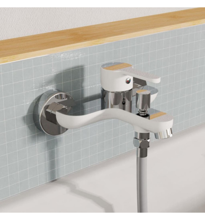 EISL Mitigeur de salle de bain DIZIANI blanc-chrome | Mobilier & Déco