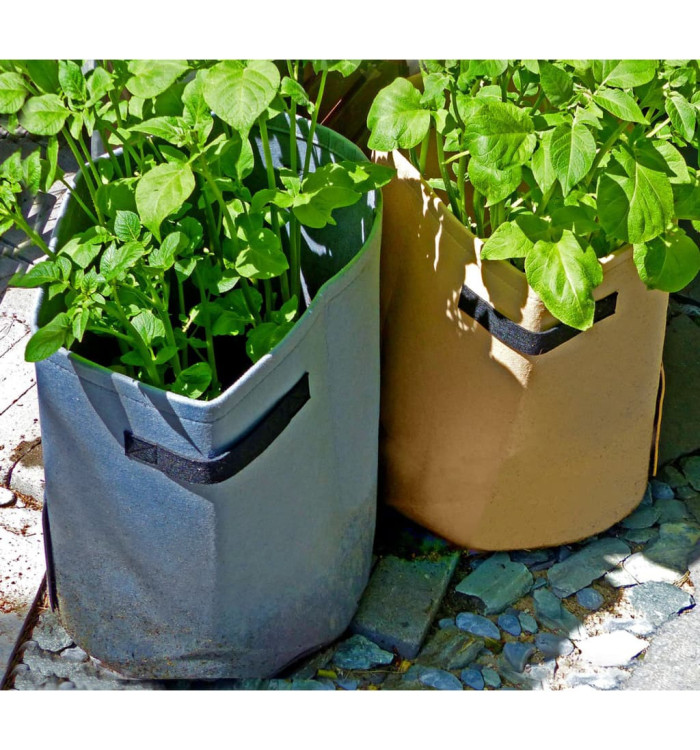 Nature Sac de culture de pommes de terre 37 L beige | Mobilier & Déco