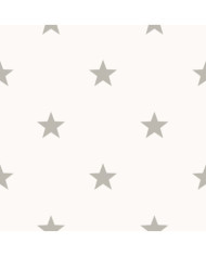 Noordwand Papier peint FriendsetCoffee Little Stars Gris clair et blanc | Mobilier & Déco