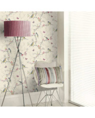 DUTCH WALLCOVERINGS Papier peint Phoebe Beige | Mobilier & Déco