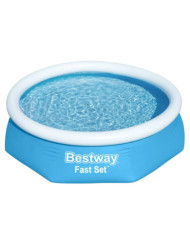 Bestway Piscine ronde Fast Set 244x61 cm Bleu | Mobilier & Déco