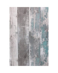 Noordwand Papier peint Topchic Wooden Planks Gris foncé et bleu | Mobilier & Déco
