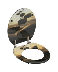 SCHÜTTE Siège de toilette SEA STONE MDF | Mobilier & Déco