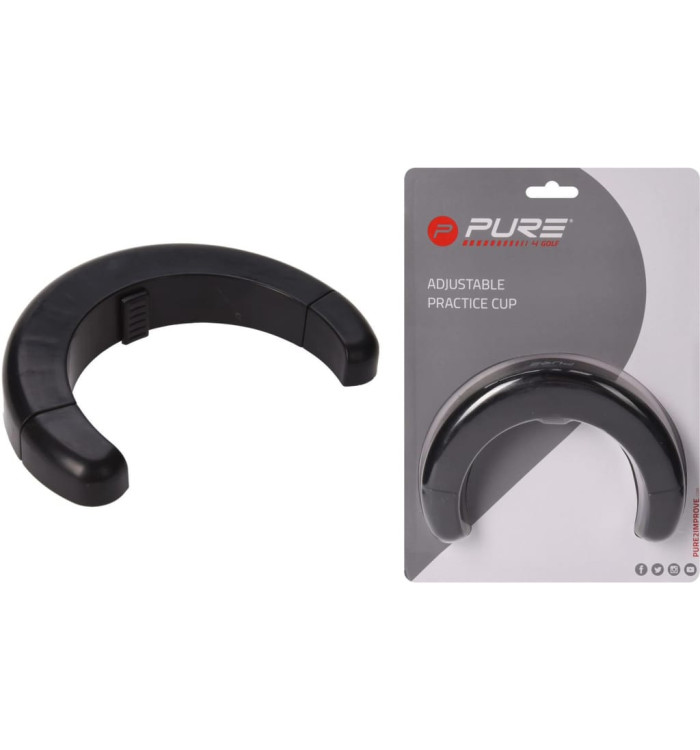 Pure2Improve Coupelle de pratique de golf réglable Noir | Mobilier & Déco