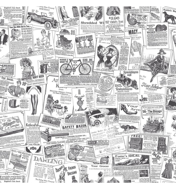 Noordwand Papier peint Homestyle Papers noir et blanc | Mobilier & Déco