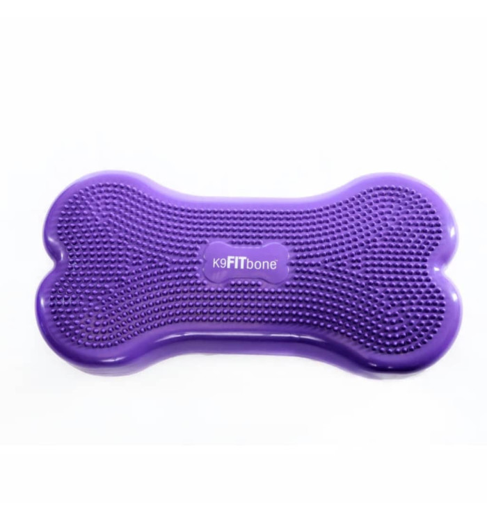 FitPAWS Plate-forme d'équilibre d'animaux Giant K9FITbone PVC Violet | Mobilier & Déco