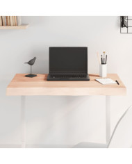 Dessus de table bois massif non traité bordure assortie | Mobilier & Déco