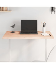 Dessus de table bois chêne massif non traité bordure assortie | Mobilier & Déco