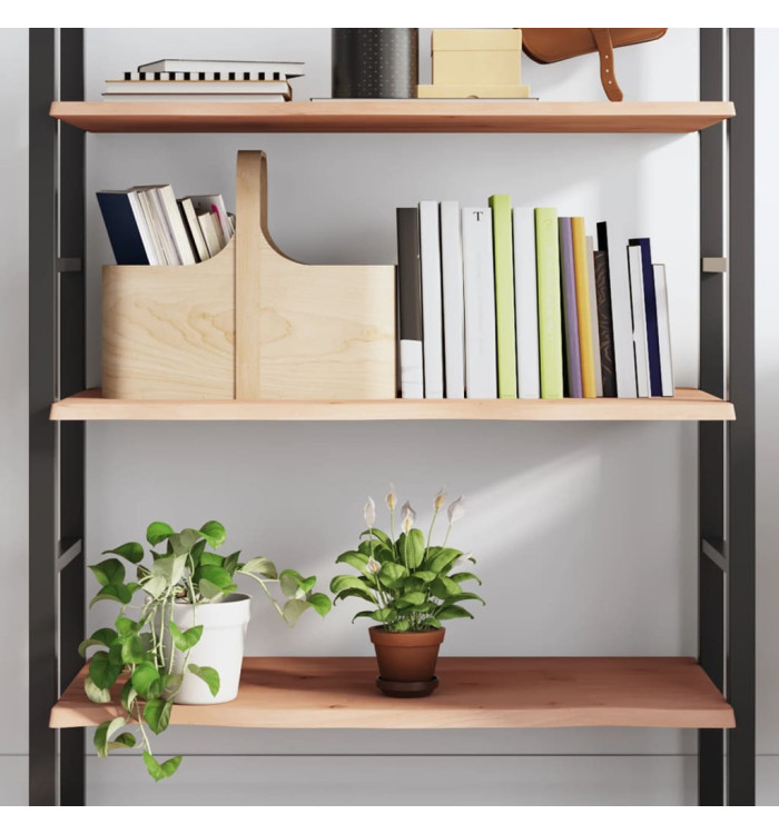 Étagère murale 100x50x2 cm bois de chêne massif non traité | Mobilier & Déco