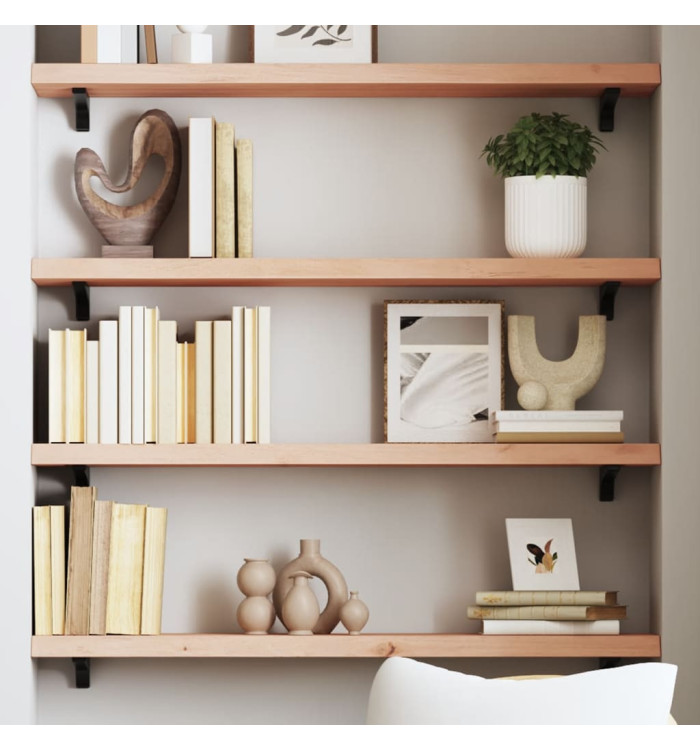 Étagère murale 100x20x4 cm bois de chêne massif non traité | Mobilier & Déco
