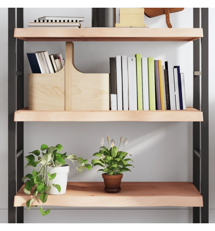 Étagère murale 80x60x(2-6) cm bois de chêne massif non traité | Mobilier & Déco
