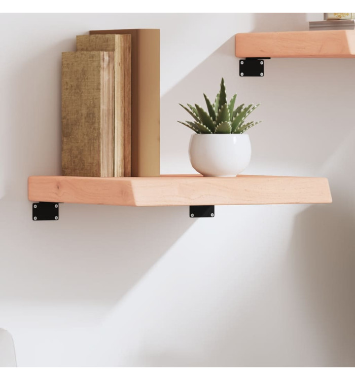 Étagère murale 40x40x(2-6)cm bois de chêne massif non traité | Mobilier & Déco