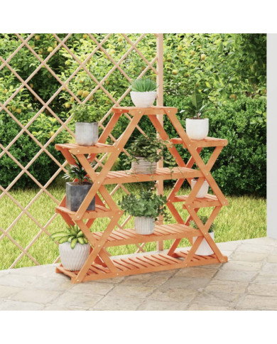 Support à fleurs 110x25x105 cm bois massif de sapin | Mobilier & Déco