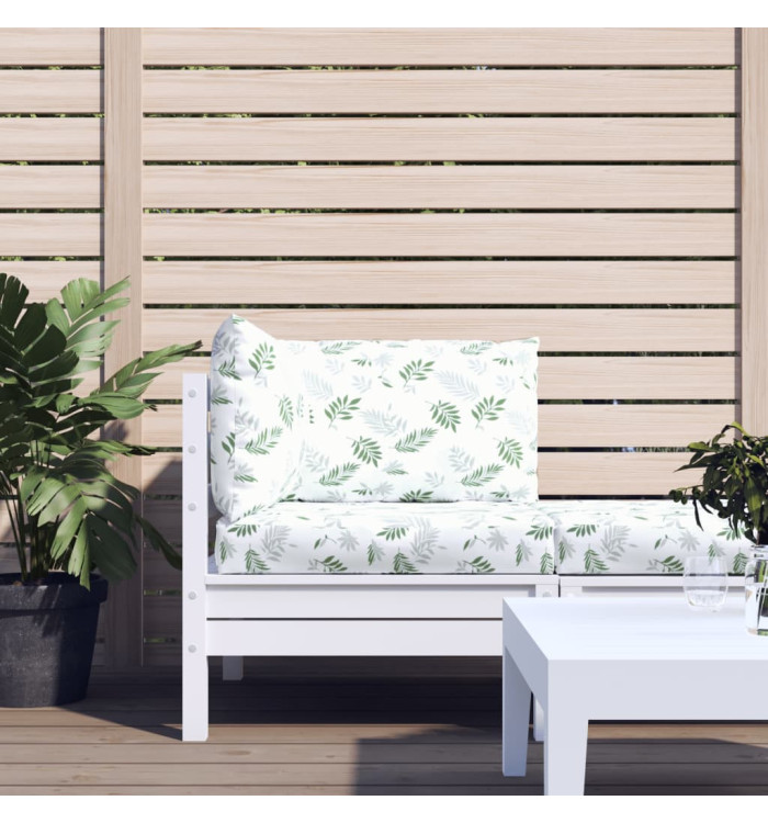 Coussins de palette lot de 3 motif de feuilles tissu Oxford | Mobilier & Déco