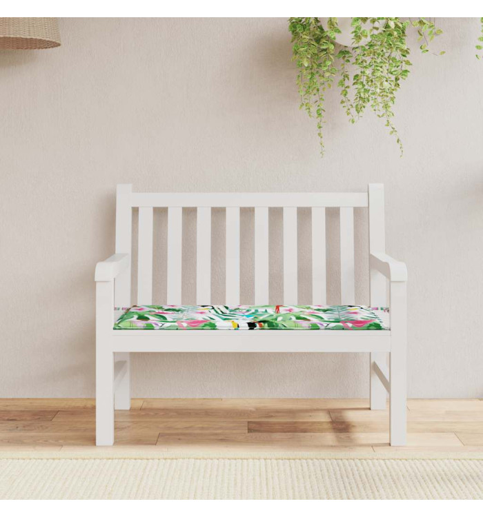 Coussin de banc de jardin multicolore 120x50x4 cm tissu oxford | Mobilier & Déco