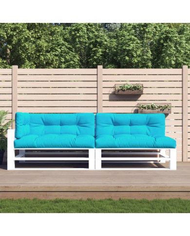 Coussins de palette lot de 5 turquoise tissu | Mobilier & Déco