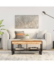 Table basse 90x50x40 cm bois de récupération massif | Mobilier & Déco