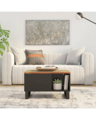 Table basse 60x50x35 cm bois de récupération massif | Mobilier & Déco