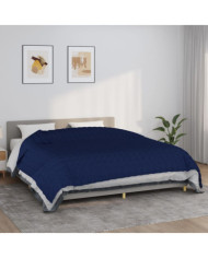 Couverture lestée Bleu 235x290 cm 15 kg Tissu | Mobilier & Déco