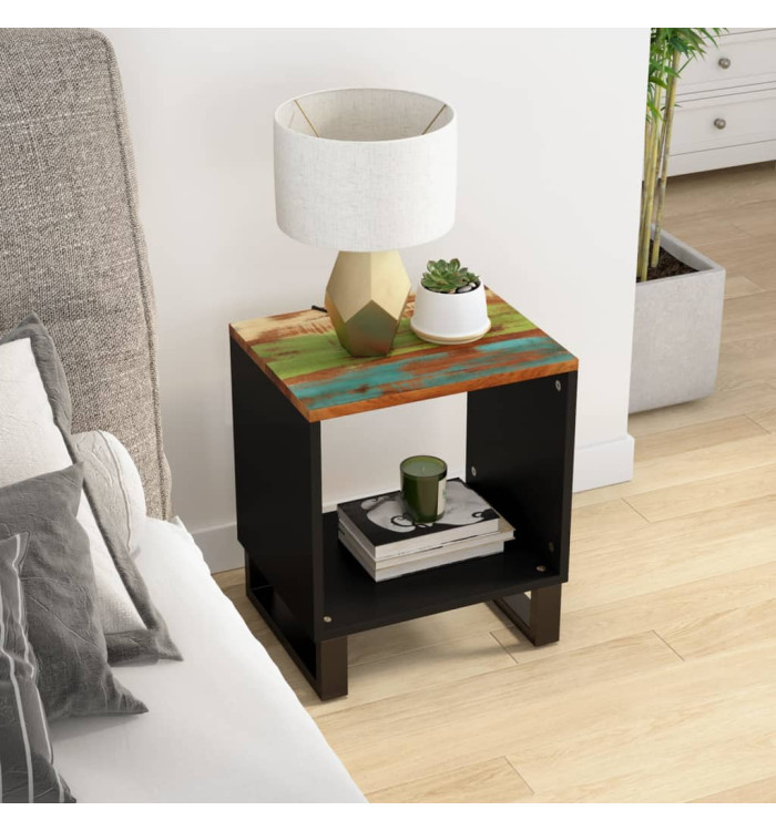 Table basse 40x31x46 cm Bois de récupération et d'ingénierie | Mobilier & Déco