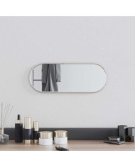 Miroir mural Argenté 40x15 cm Ovale | Mobilier & Déco