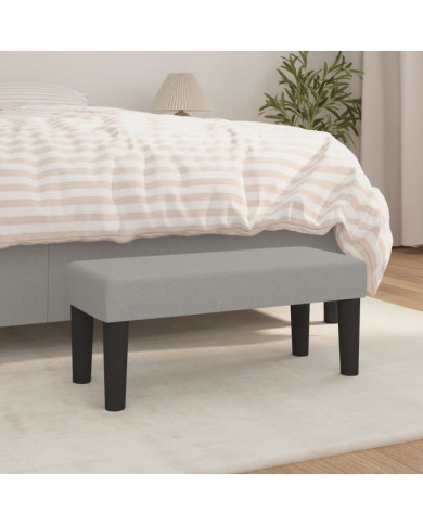 Banc Gris clair 70x30x30 cm Tissu | Mobilier & Déco