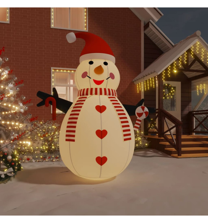 Bonhomme de neige gonflable avec LED 360 cm | Mobilier & Déco