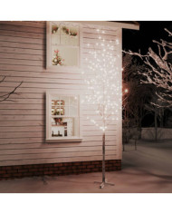 Bouleau blanc à LED 672 LED Blanc chaud 400 cm | Mobilier & Déco