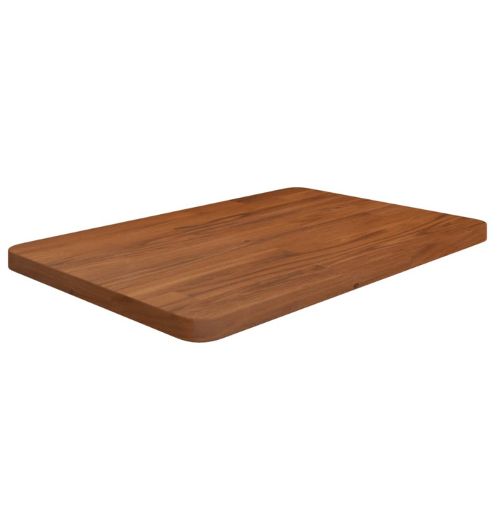 Comptoir de salle de bain Marron foncé 60x40x2,5 cm Bois traité | Mobilier & Déco