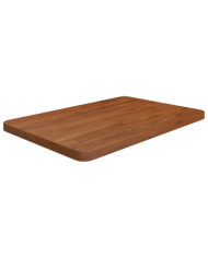 Comptoir de salle de bain Marron foncé 60x40x2,5 cm Bois traité | Mobilier & Déco