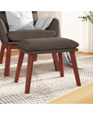 Repose-pied Taupe 45x29,5x35 cm Tissu | Mobilier & Déco