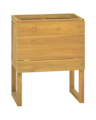 Armoire de salle de bain 60x40x75 cm bois de teck solide | Mobilier & Déco