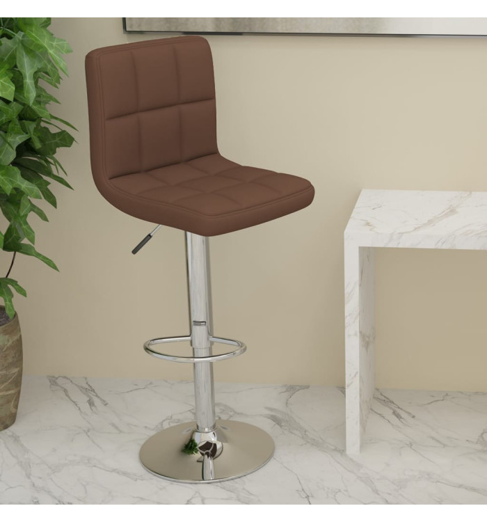 Tabouret de bar Marron Tissu | Mobilier & Déco