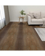 Dalles de plancher autoadhésives 20 pcs PVC 1,86 m² marron | Mobilier & Déco