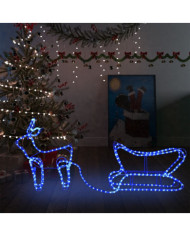 Décoration de Noël d'extérieur Renne et traîneau 252 LED | Mobilier & Déco