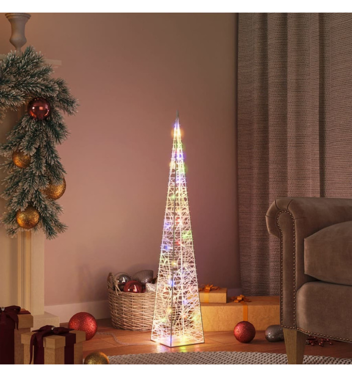Cône lumineux décoratif à LED Acrylique Multicolore 90 cm | Mobilier & Déco
