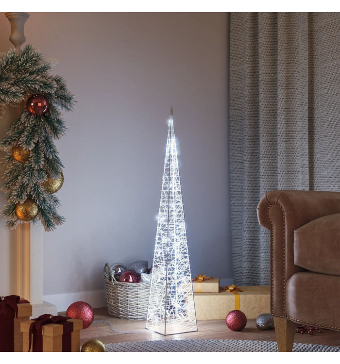 Cône lumineux décoratif à LED Acrylique Blanc froid 90 cm | Mobilier & Déco