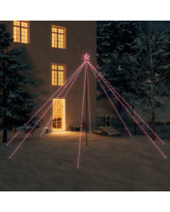 Sapin de Noël à LED Int/Extérieur 800 LED colorées 5 m | Mobilier & Déco