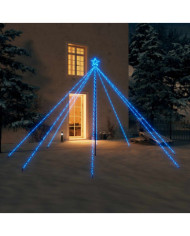 Sapin de Noël à LED Intérieur/Extérieur 576 LED bleu 3,6 m | Mobilier & Déco