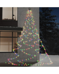 Arbre mural avec crochet métallique 720 LED colorées 5 m | Mobilier & Déco