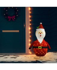 Décoration de Noël Figurine Père Noël LED Tissu de luxe 120 cm | Mobilier & Déco