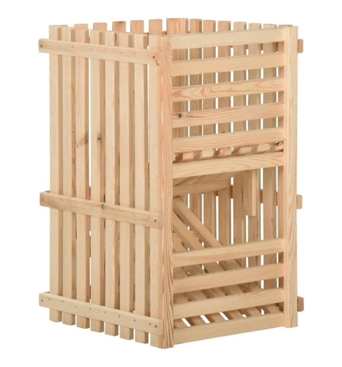 Boîte à pommes de terre 50x50x50 cm Bois de pin solide | Mobilier & Déco