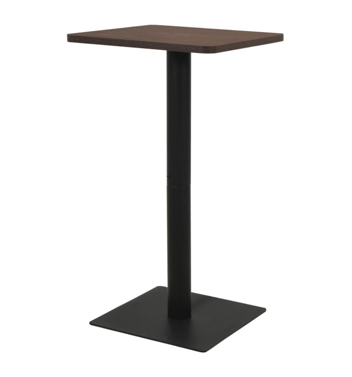 Table de bistro Cendre foncé 50x50x107 cm | Mobilier & Déco