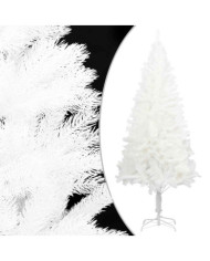 Arbre de Noël artificiel aiguilles réalistes blanc 210 cm | Mobilier & Déco