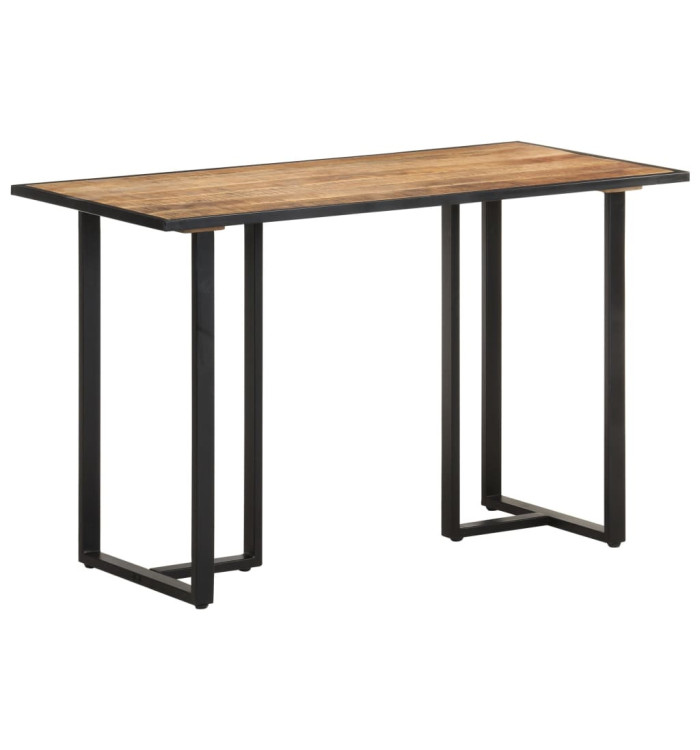 Table à manger 120 cm Bois de manguier brut | Mobilier & Déco