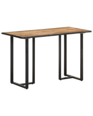 Table à manger 120 cm Bois de manguier brut | Mobilier & Déco