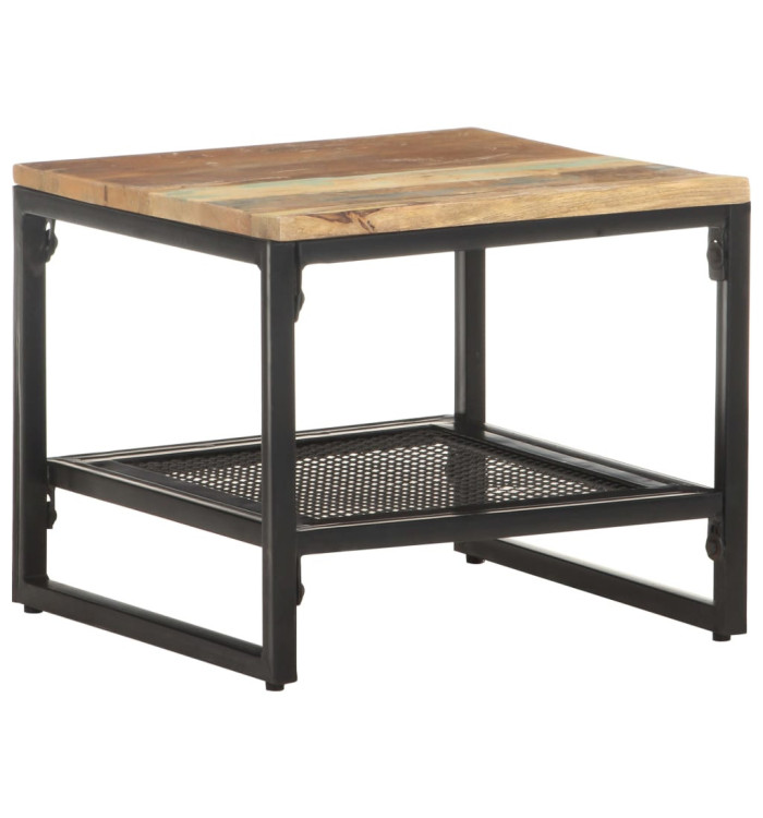 Table d'appoint 40x40x35 cm Bois de récupération massif | Mobilier & Déco